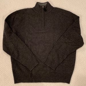 Jos. A. Bank Quarter Zip Wool Blend Sweater